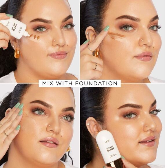 🌷 Tarte Bronzing Drops Key Largo Champagne Glow New Full Size - Picture 5 of 10